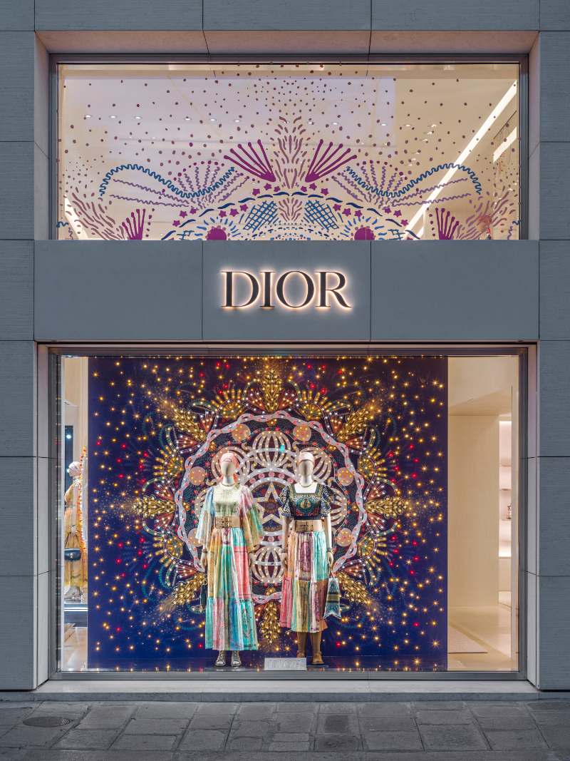Christmas at DIOR Beauty Boutique — Meilifluous Calligraphy