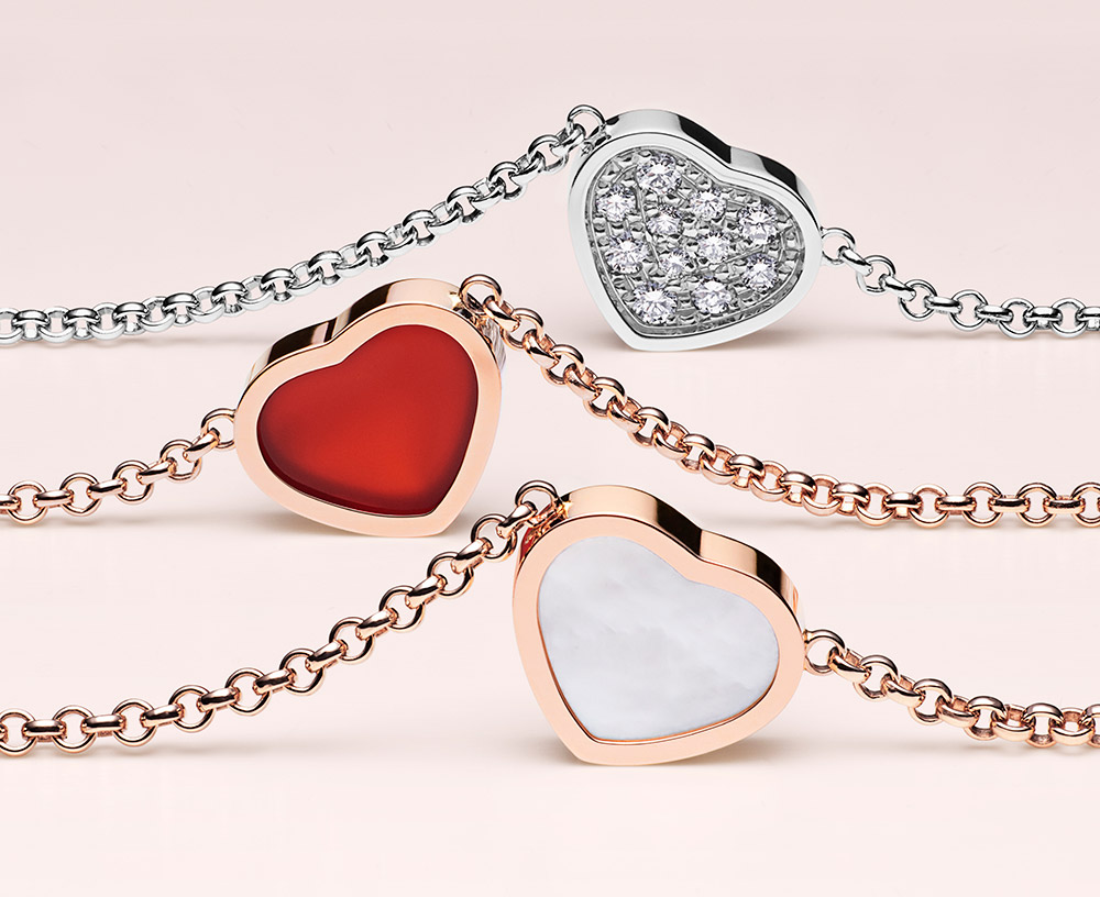 Happy hearts necklaces